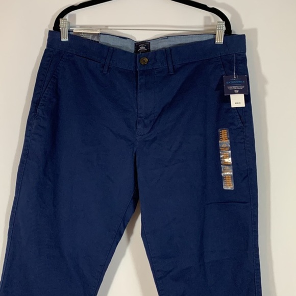 Gap Khakis Navy Blue Slim Stretch Pants NWT - Picture 2 of 9